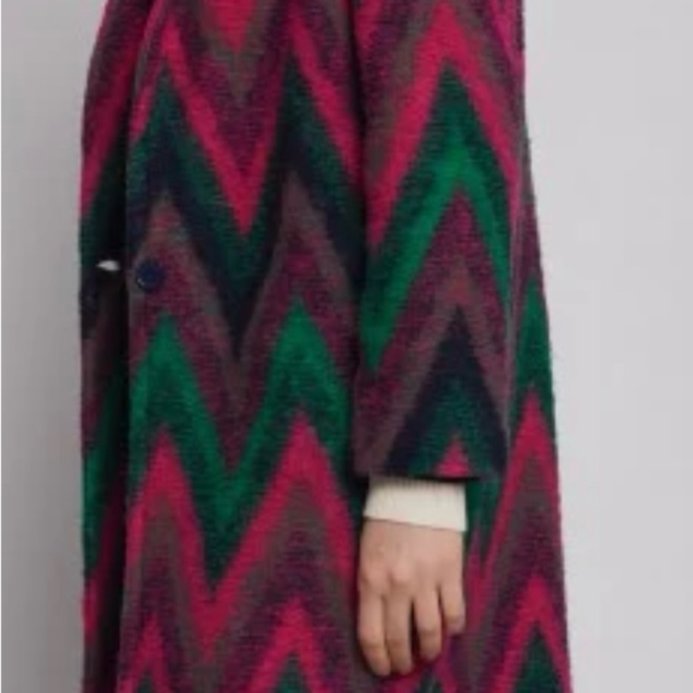 VILAGALLO YANA ZIG ZAG COAT